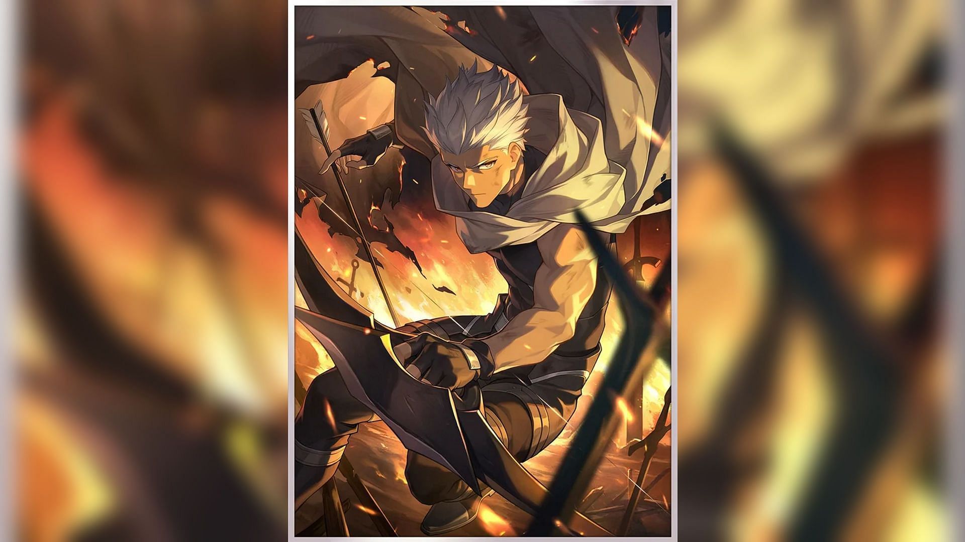 Archer's light cone, "The Hell Where Ideals Burn," showcases his journey as a Hero of Justice (Image via HoYoverse)